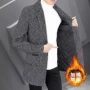 秋冬季男士加厚中长款大衣