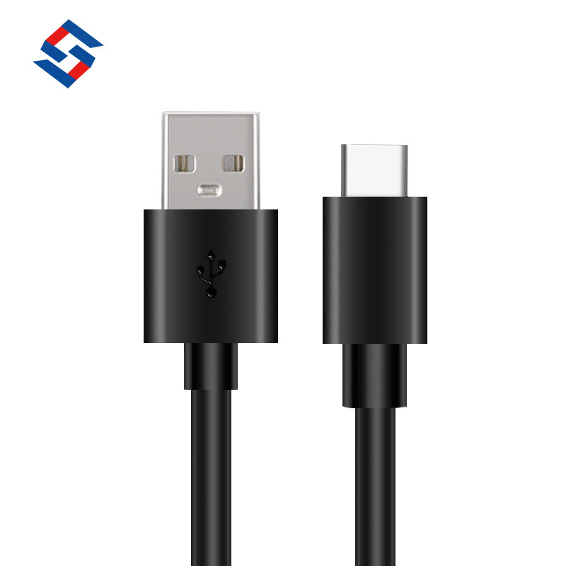Nueva inyección de moldeo de PVC TYPE-C cable de datos al por mayor aplicable a Huawei Android typec teléfono móvil cable de carga