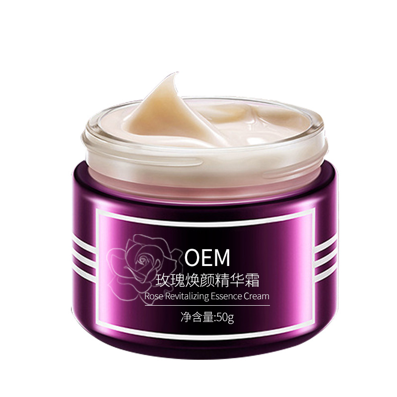 OEM Jing Jing Pure Face Cream OEM Ping Shi Damasco Rose Bose para productos de cuidado de la piel hidratante firmemente etiquetado a medida