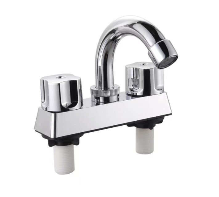Factory direct new plastic hot and cold mixed faucet face plate face plate faucet wholesale