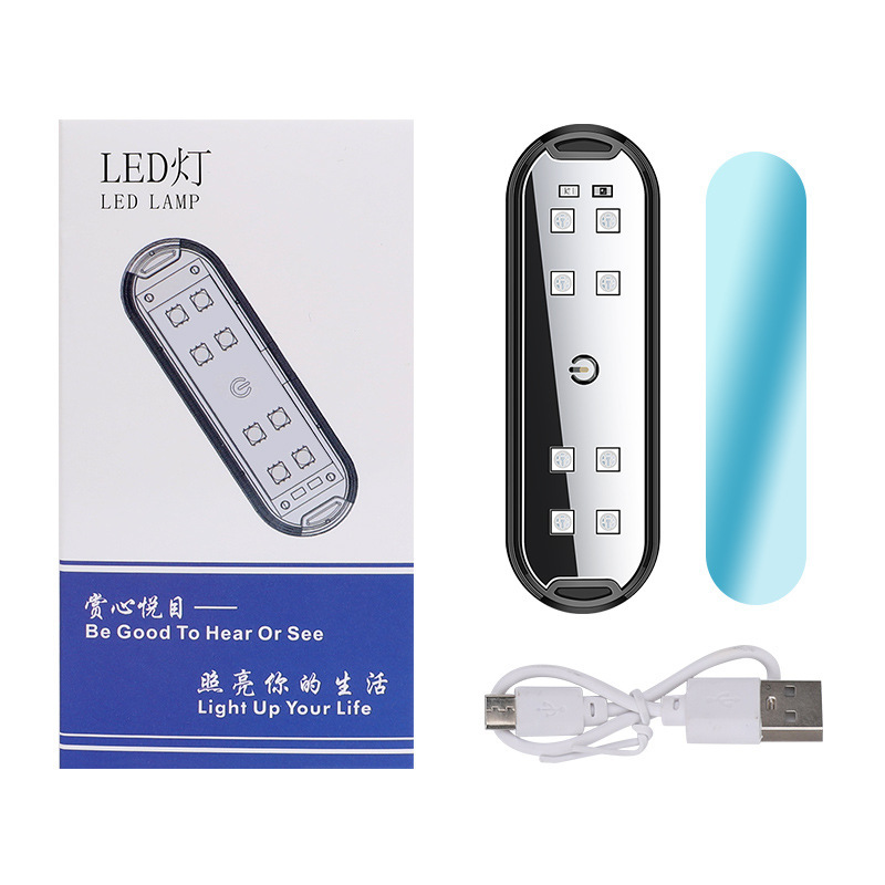 Lámpara de atmósfera sin cable universal lámpara de advertencia de automóvil lámpara de bienvenida lámpara de inducción anti-colisión lámpara de automóvil anti-colisión trasera