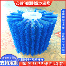 何顺厂家供应工业机械设备毛刷轮线路板清洁圆毛刷打磨抛光圆盘刷