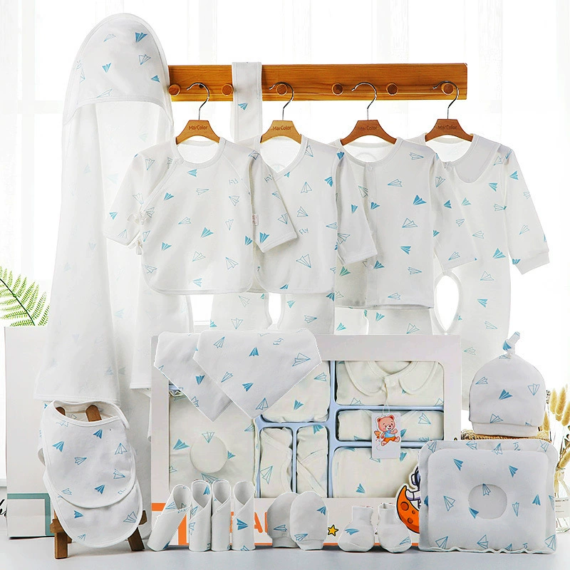 Подарочная коробка Baby Gift Box Set, 18–22 предметов одежда для новорожденных унисекс демисезонная, подарочная коробка со стеклом