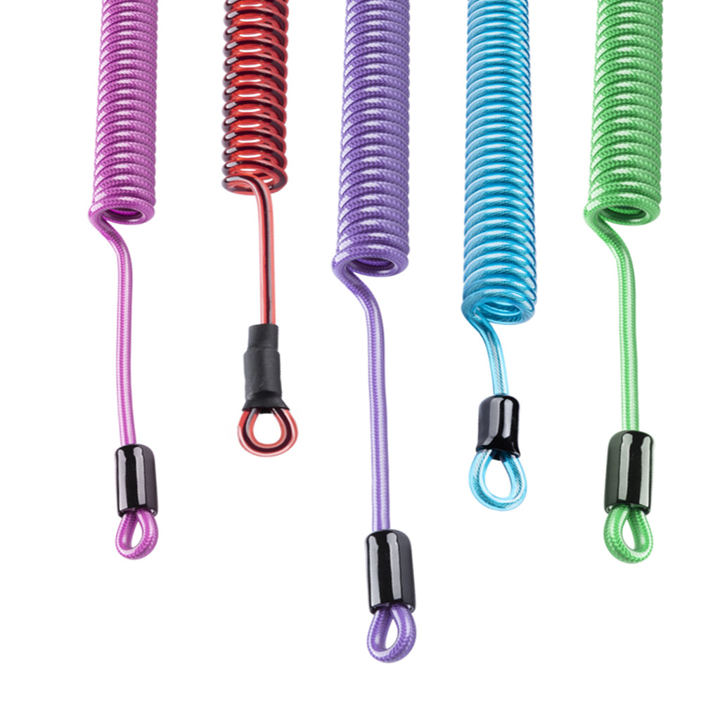 Herramientas transfronterizas cuerdas de seguridad para operaciones aéreas cuerdas de alambre de acero de resorte elástico cuerdas de equipo de pesca a prueba de pérdida