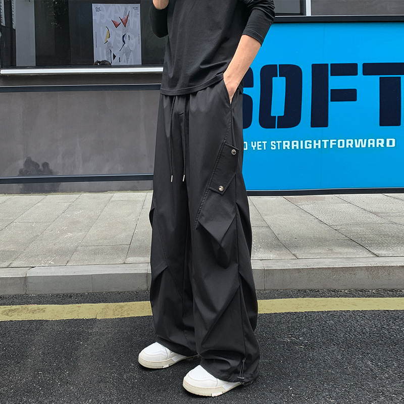 Paratrooper Cargo Pants Men's Spring and Autumn American Style Trendy Loose Straight Quick-Dry Wide-Leg Casual Long Pants Paratrooper Cargo Pants Men's Spring and Autumn American Style Trendy Loose Straight Quick-Dry Wide-Leg Casual Long Pants