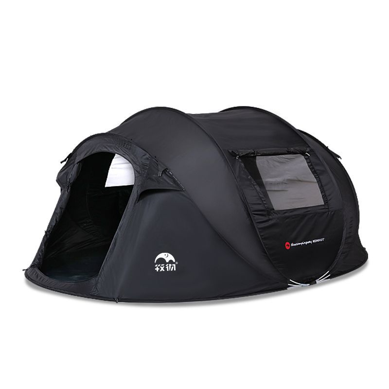 Kommot Muche Instant Quick-Opening Fully Automatic No-Build Vinyl Tent Camping Style Overnight Camping Style Sunshade and Rainproof Tent