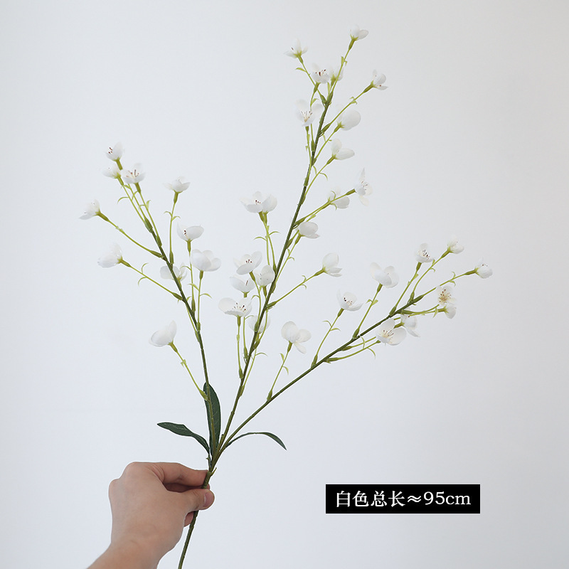 Orquídeas de campana de flores simuladas sala de estar lujosa de alta gama decoración floral