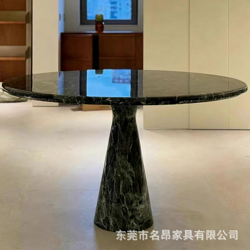 Natural Marble Round Dining Table Nordic Designer Italian Minimalist Fashion Modern Simple Light Luxury Round Table