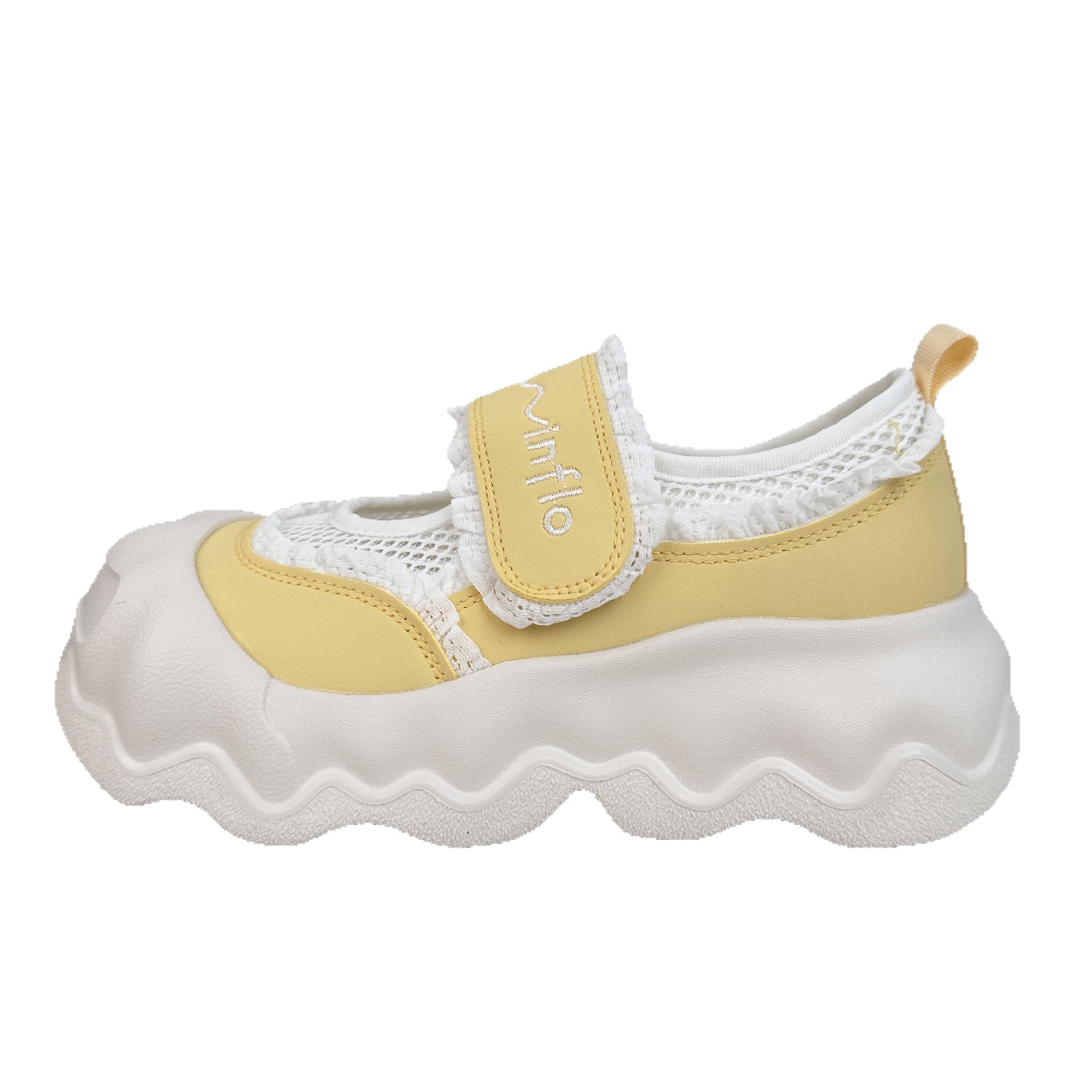 A9927 Velcro Mary Zheng grueso zapatos de suela para mujeres 2025 nuevo verano ins universal nicho zapatos de pan casuales