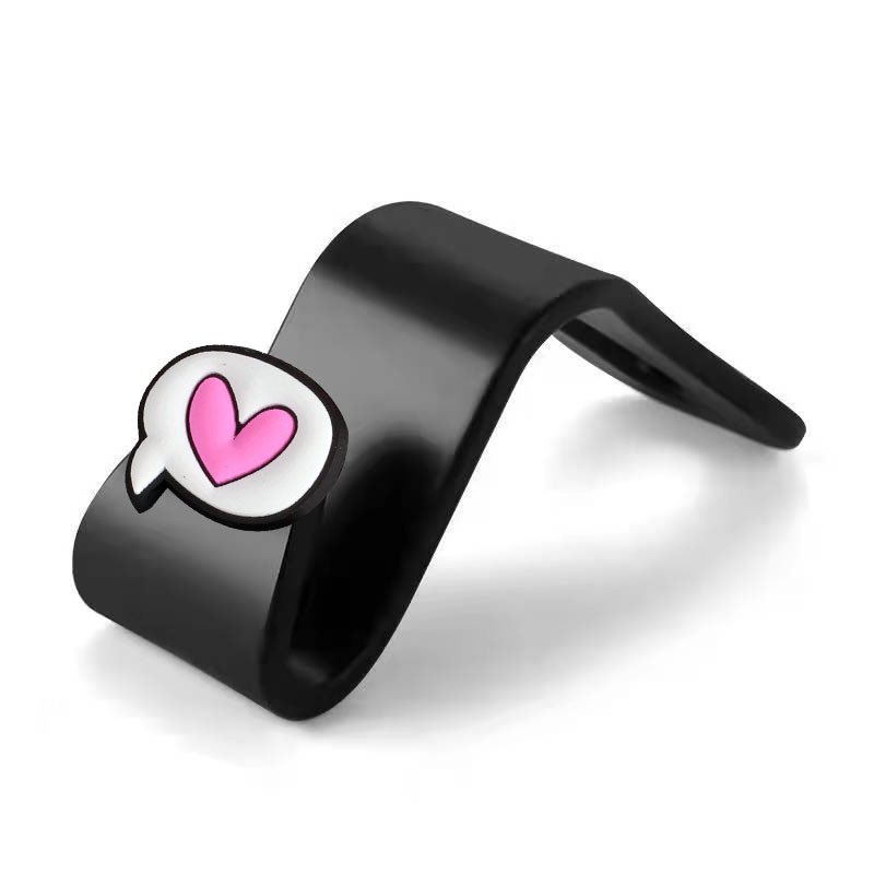 Suministros de decoración de automóviles Gancho de coche Red de Internet Sala de transmisión en vivo Regalos de dibujos animados Dingdong Gancho de asiento para llevar en coche