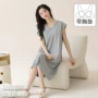 无袖夏季女士家居睡裙