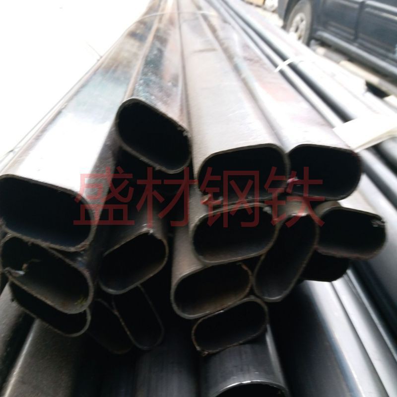 小口径过磅光亮现货钢管平椭圆蛋管30*60*2.0退火料酸洗料规格全