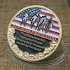 Foreign cross -border e -commerce commemorative currency thanksgiving coins challenge currency commemorative medal relief color baking paint