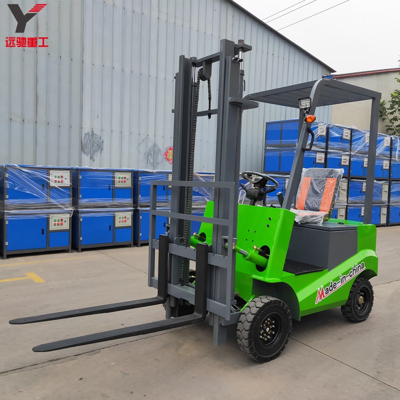 【可选锂电动力】四轮座驾式电动叉车 2吨小型堆高车 电堆垛设备