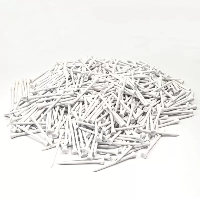 高尔夫球钉白色木质球tee 高尔夫球场用品配件 高尔夫球钉座