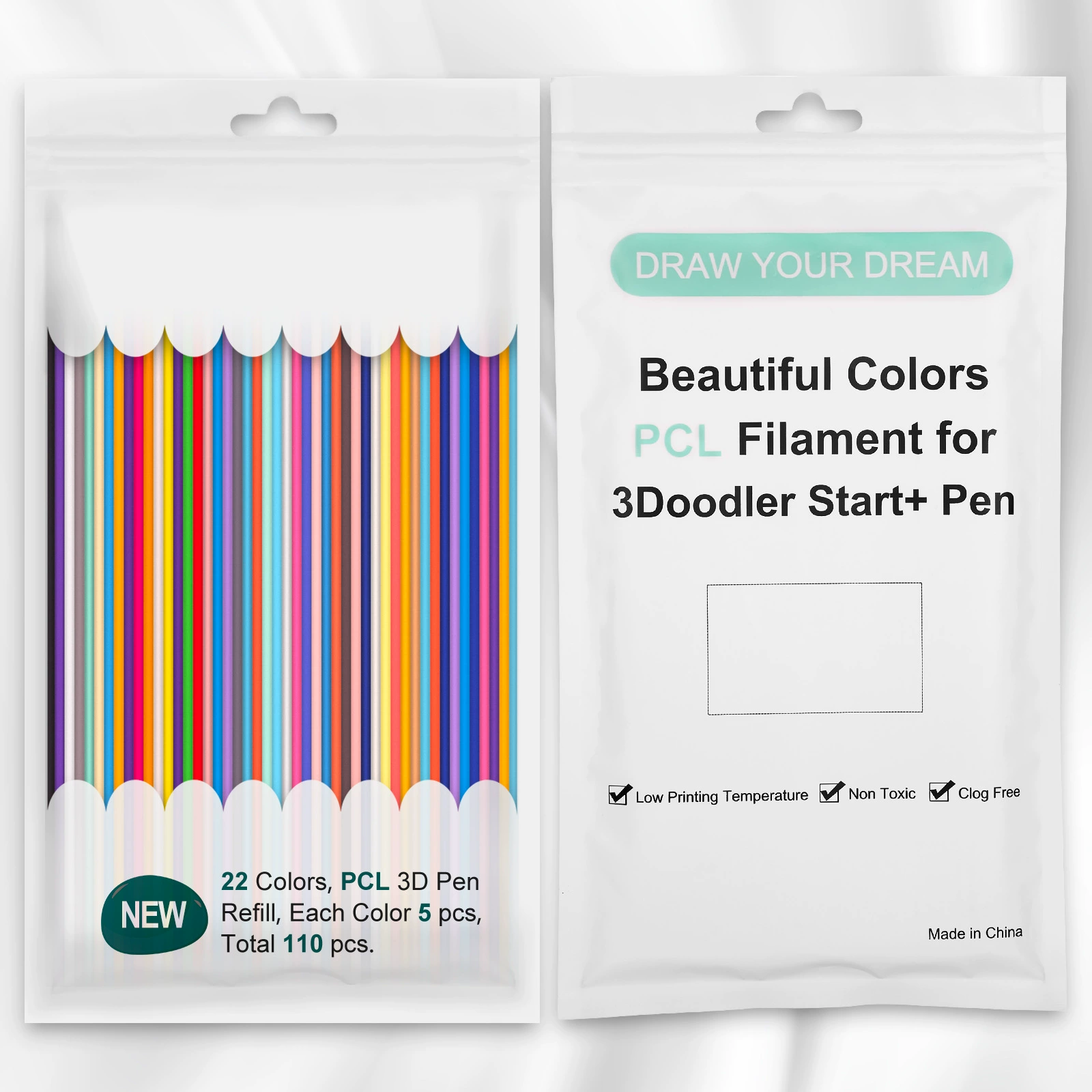 [Cross-border горячий товар] диаметр провода 2.5 мм 3Doodler 22 цвета/32 цвета ПИП 3D-печати ПCL низкотемпературные расходники