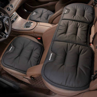 Cushion Car Winter and Summer Car — Seat cushion, seat cover - type-c-front-and-rear-seat-cushions-three-piece-set-noble-black-haval