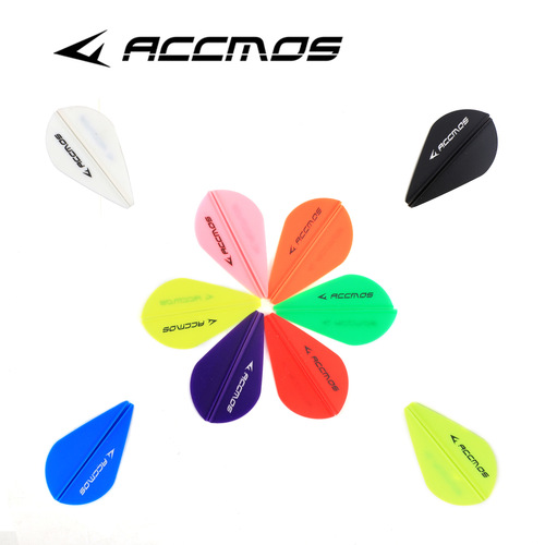 ACC/2 inch Blaze feather bow and arrow feather high elastic plastic feather archery accessories