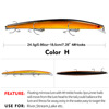 New Haiyin Mino 18.5cm Luya bait 24.5 grams 10 -color fishing gear 6# DXM005