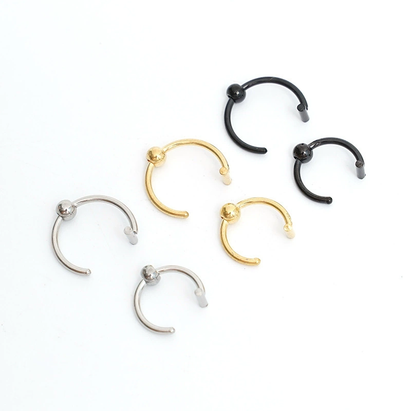 Nose piercing, accessory, European style, wholesale