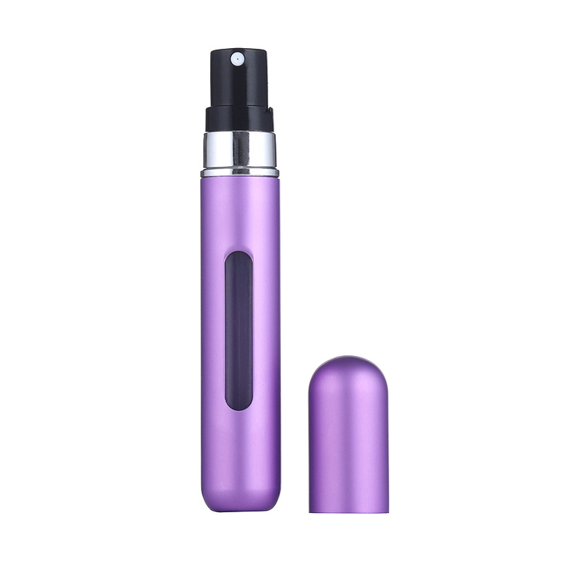 Los fabricantes suministran botella de perfume portátil de llenado inferior de 8ml en stock botella secundaria de perfume de viaje al por mayor