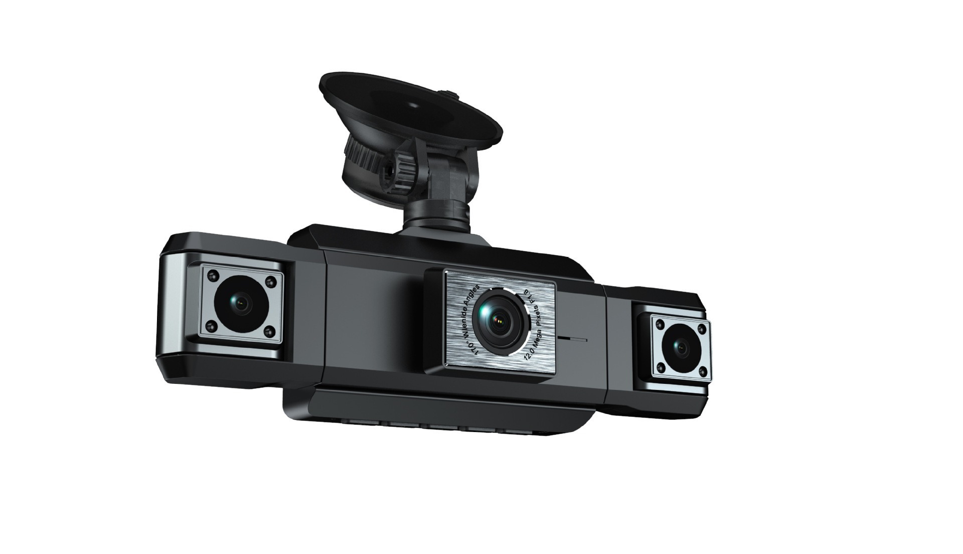 Cross-border car dashcam 1080P HD night vision four-camera simultaneous display WiFi connected 4-lens vehicle recorder