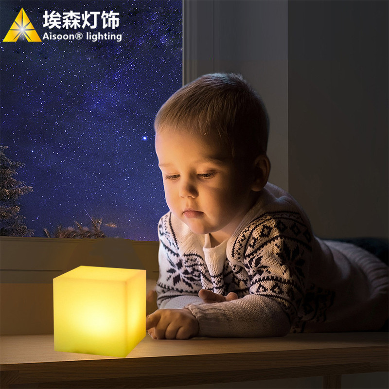 Led Luminous Cube Night Light Couple Bedroom Atmosphere Indoor Color Changing Atmosphere Bedside Lamp Portable Lamp Led Luminous Cube Night Light Couple Bedroom Atmosphere Indoor Color Changing Atmosphere Bedside Lamp Portable Lamp
