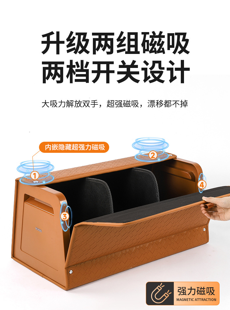 Manufacturer's Car Suv Trunk Storage Box, Multifunctional Storage Box, Car Magnetic Storage Box, Foldable Car Storage Box