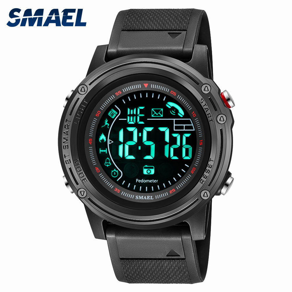 Smael smair 8041 Bluetooth reloj inteligente paso contando recordatorio reloj soporte ios android deportes reloj electrónico