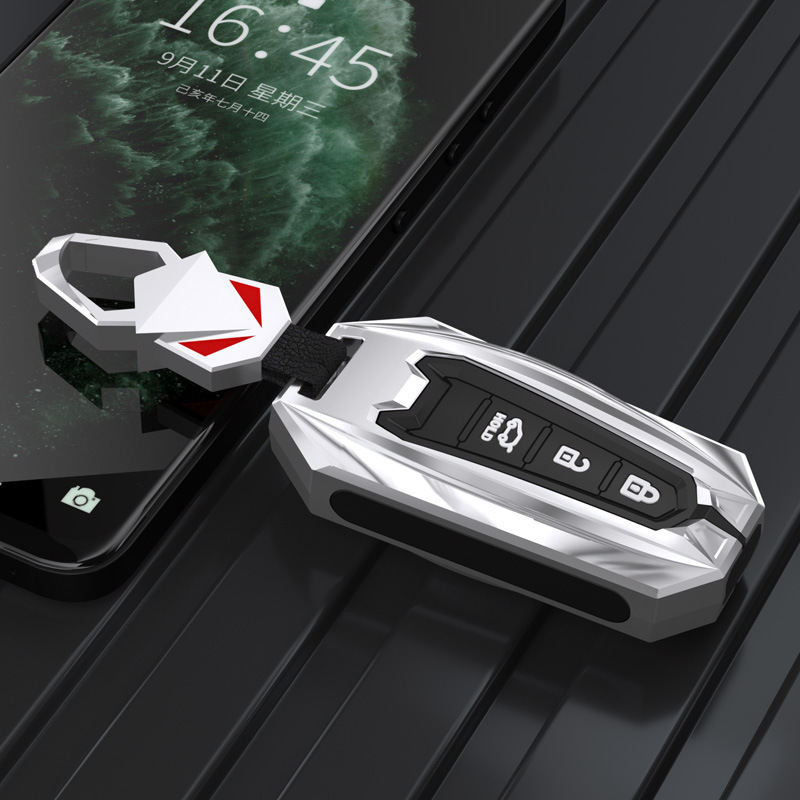 [업그레이드 + 발광 버튼] K 브라이트 실버 + 레드 아이 버튼