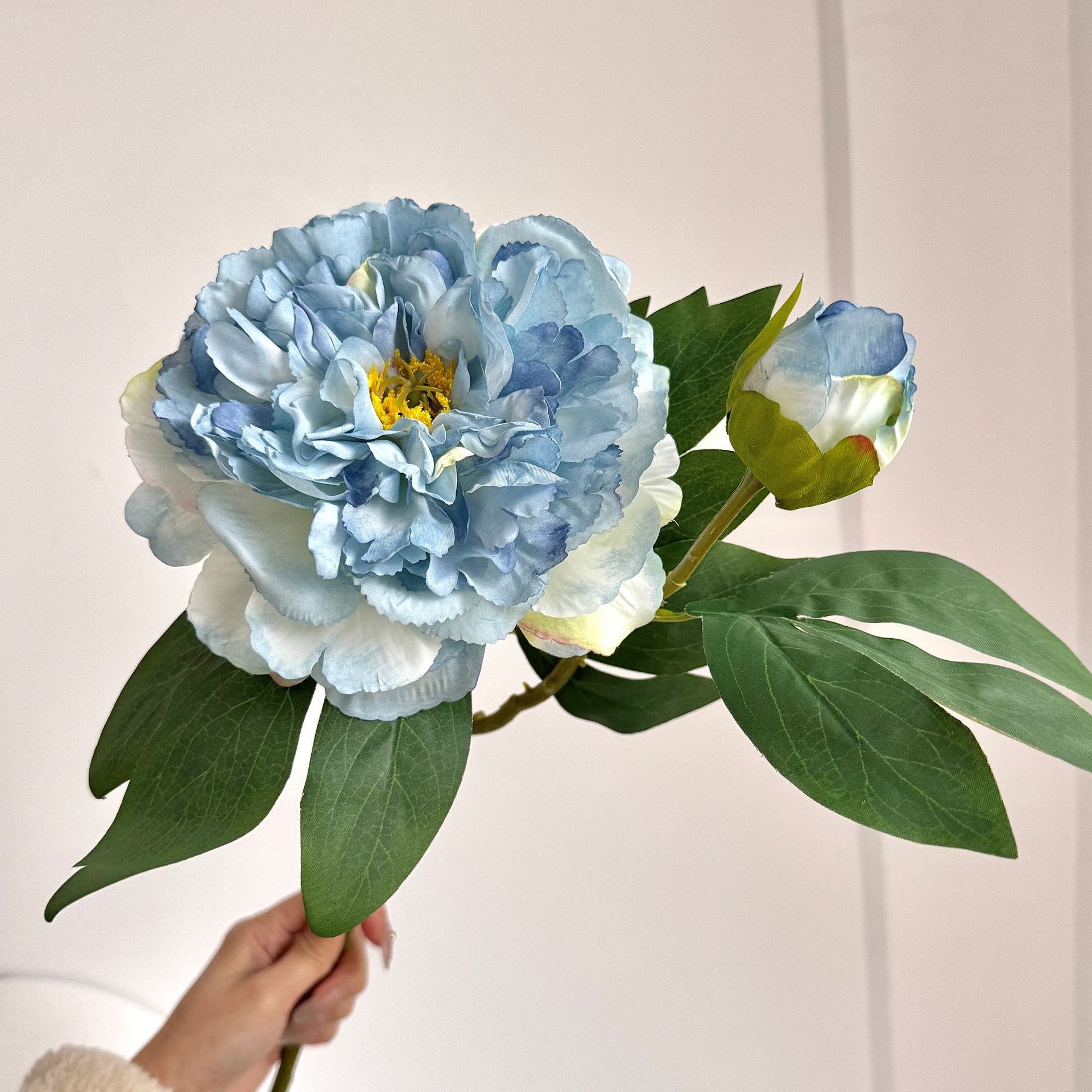 Advancado de alta calidad, peonía, peonía, flor artificial, decoración de flores falsas, mesa de comedor de la sala de estar, ramo de flores secas, decoración de flores