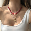 Fashionable classic pendant, beads, cute necklace, simple and elegant design