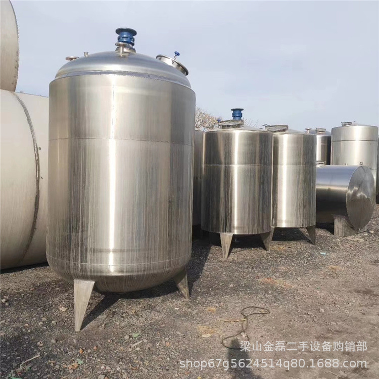 二手不锈钢立式储罐卧式50立方搅拌罐化工设备齐全大容量