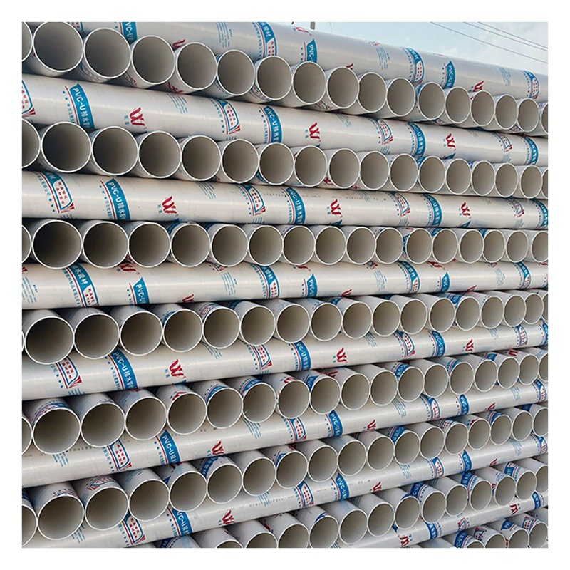 Оптовые дренажные трубы из ПВХ для сельскохозяйственного орошения, сельских канализационных насосов, белые дренажные трубы, жесткие промышленные дренажные трубы из ПВХ