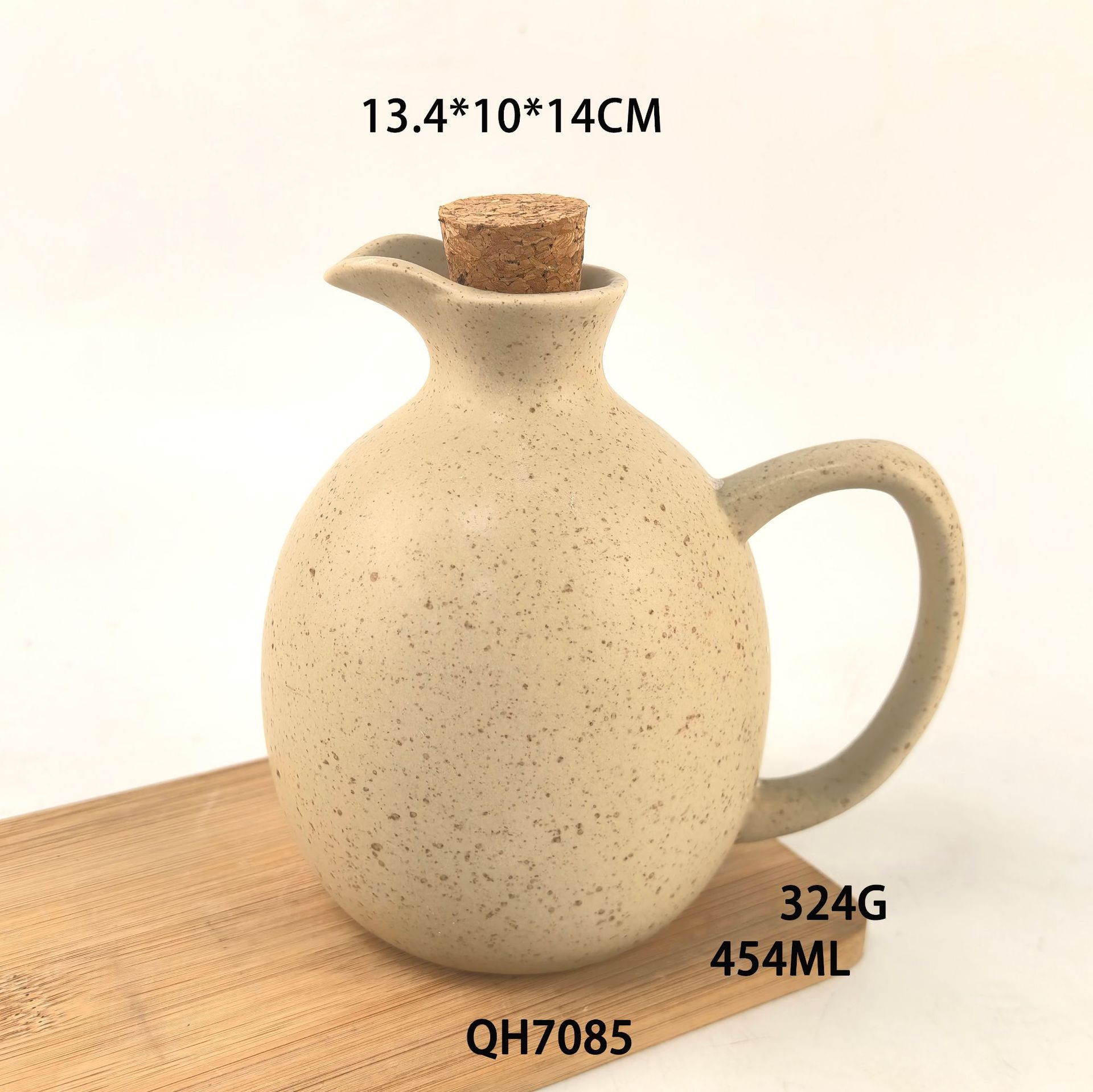 Tarro de condimento retro de cerámica para el hogar cocina simple y creativa botella de condimento de cerámica botella de salsa de soja olla de aceite