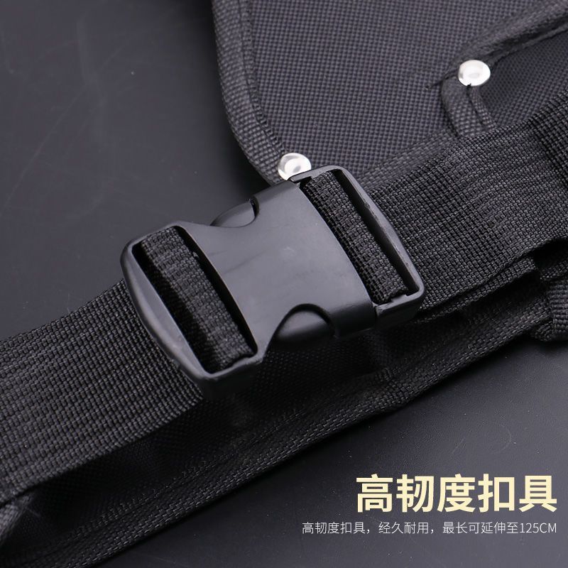 (2개) 다기능 도구 허리 가방 전기 목제 캔버스 네일 가방 두꺼운 도구 가방 남성 저장 가방 벽지 도구 키트