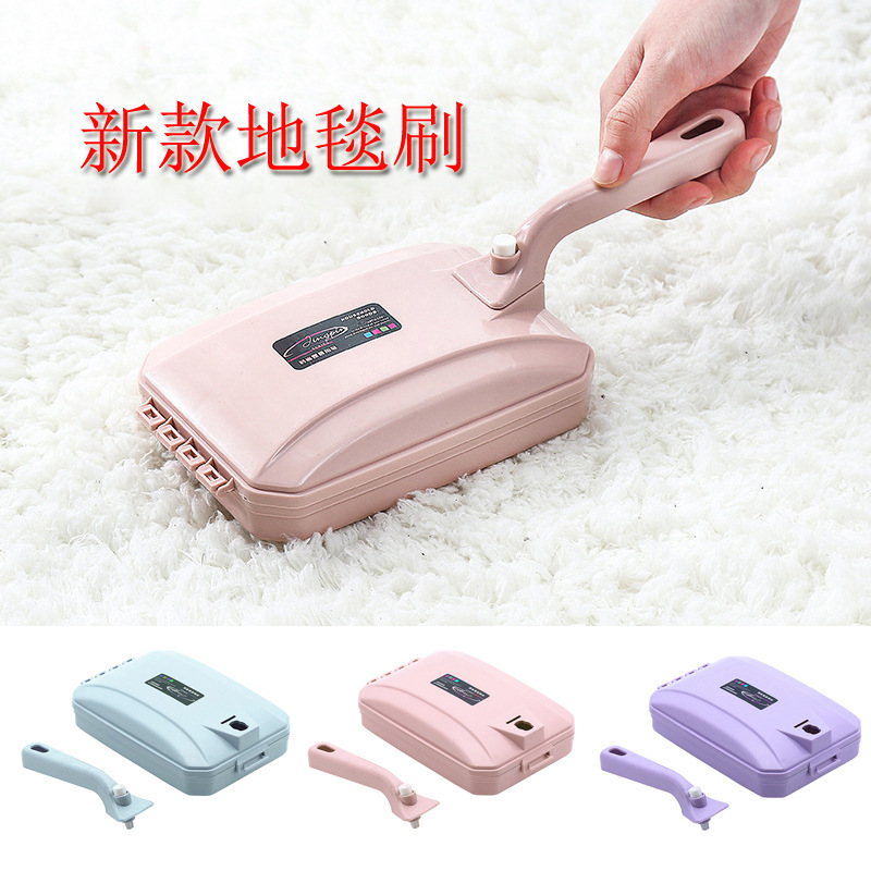 New three-wheel household carpet cleaning brush multifunctional roller brush sofa bed pet hair dust collector manufacturers