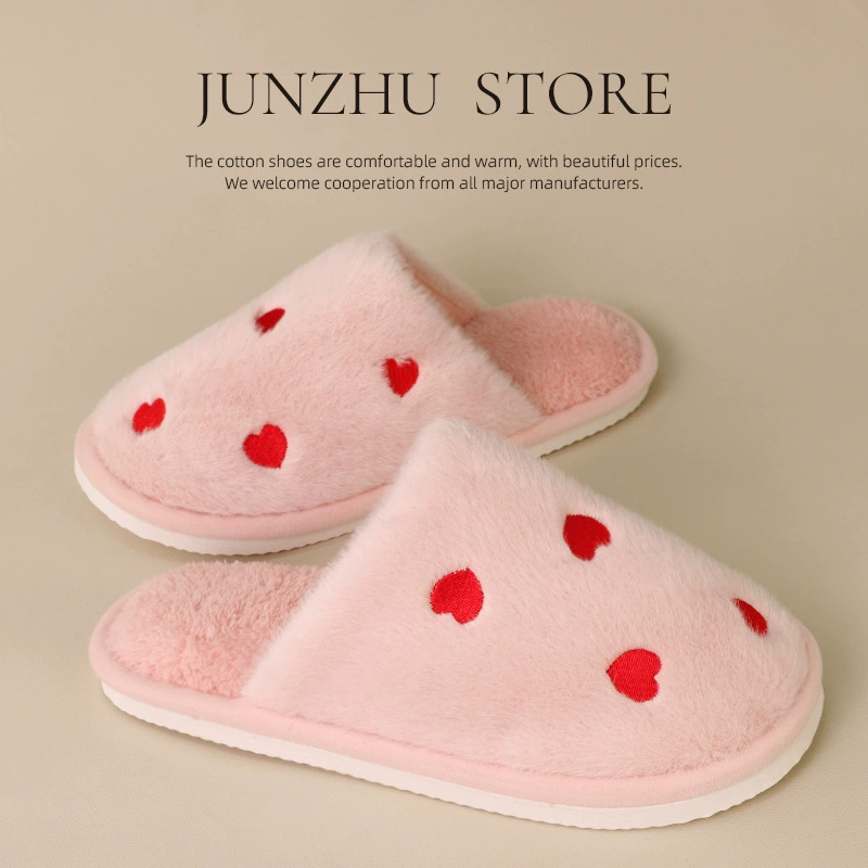 Трансграничные хлопчатобумажные тапочки женские осенние и зимние новые внутренние хлопковые шлепанцы