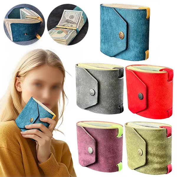 Cross-Border the Cash Wrap Wallet Quick-Access Cash Wallet with Magnetic Pocket for Storing Banknotes