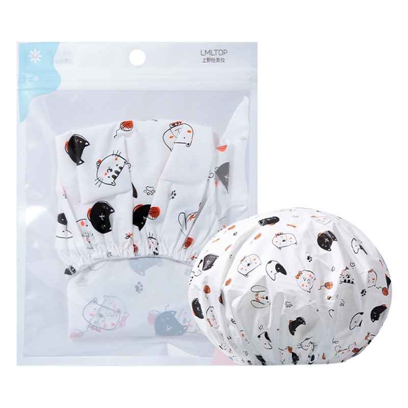 Ramila de dibujos animados lindo gorro de ducha adulto gorro de ducha EVA baño banda de pelo pañuelo C0815