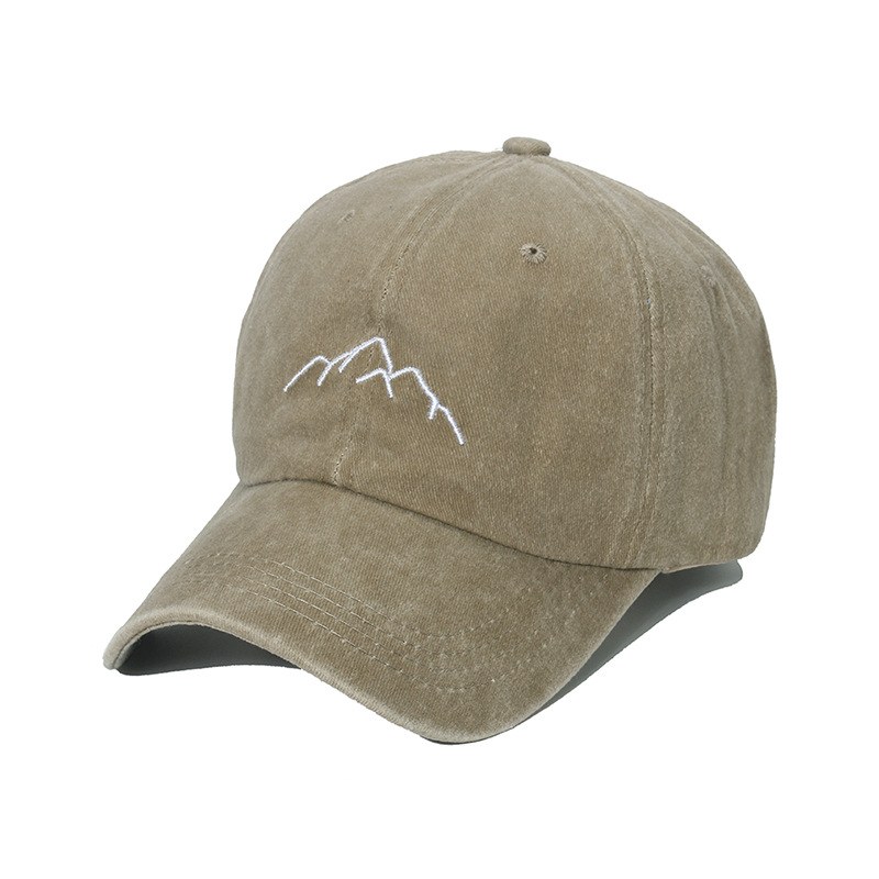 Unisex Fashion Mountain Embroidery Curved Eaves Baseball Cap display picture 4