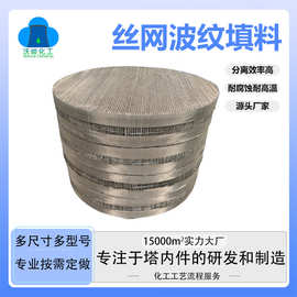定制喷淋塔精馏塔填料塔内件BX500金属规整填料cy700丝网波纹填料