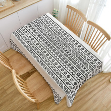 厂家直销新款波西米亚文艺小清新百搭款布艺棉麻桌布免洗茶几桌垫