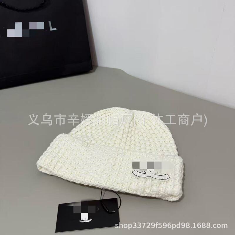 Xiaoxiangfeng ダブル C ハットの正しいバージョン、秋冬の暖かいフレグランスおばさんウール帽子、男性と女性用、多用途の有名な帽子|undefined