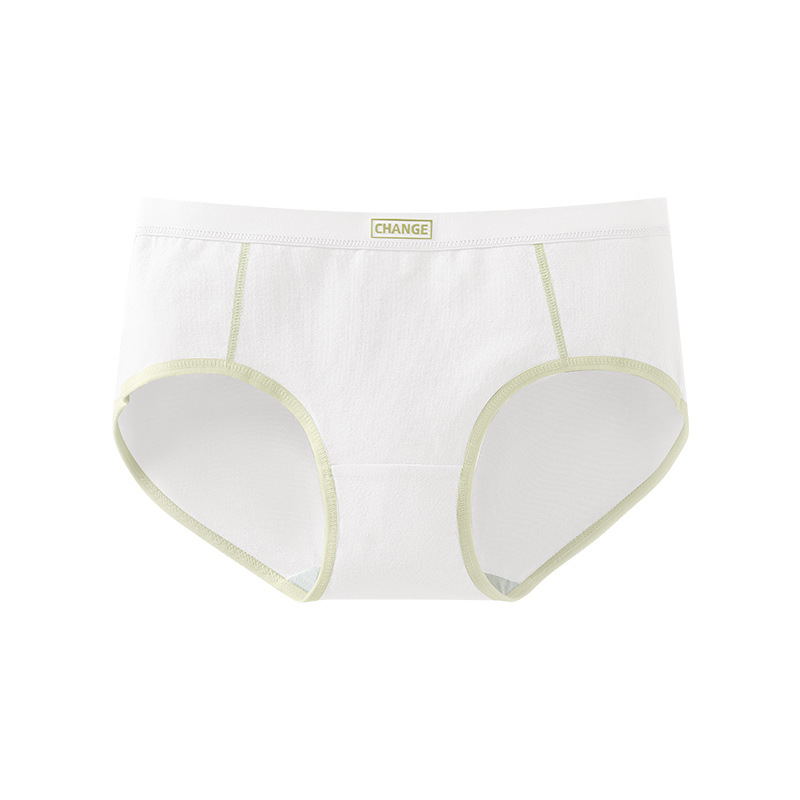Un tipo de ropa interior de algodón para bebés, entrepierna antibacteriana de algodón para mujer, cintura media, ropa interior de algodón para niñas cómoda y sin costuras, refrescante