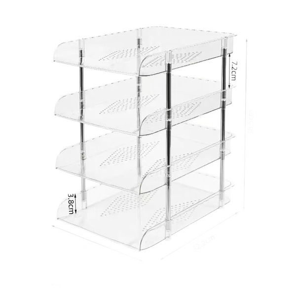 Desktop book storage rack student a4 file box bookshelf organizer…