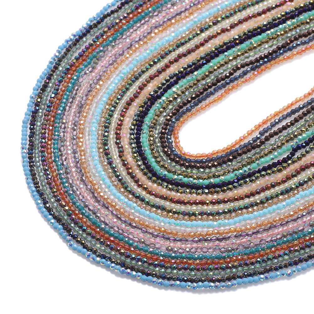 10g Weight Beads Jewelry Making Type 2MM Jewelry Making Size DIY Jewelry Accessories Classification 3 Pieces Per Pack Quantity Glass Material Solid Color Pattern Plating Design Elegant, Simple Style, Streetwear Style 3 Pieces Per Pack 2MM Glass Solid Color DIY Jewelry Accessories Beads 2