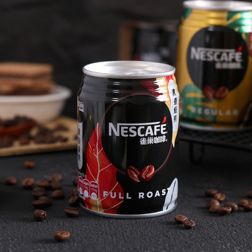 Hong Kong Nescafe Fragrant European Milk Roasted Fragrant Office Portable Black Coffee Beverage Can 250ml