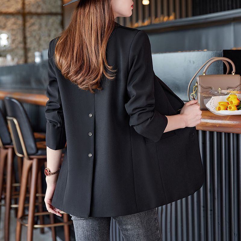 High-End Stylish Blazer for Women, Spring and Autumn 2026 New Style, Plus-Size Loose Casual Elegant Small Suit Jacket for Trendy Women