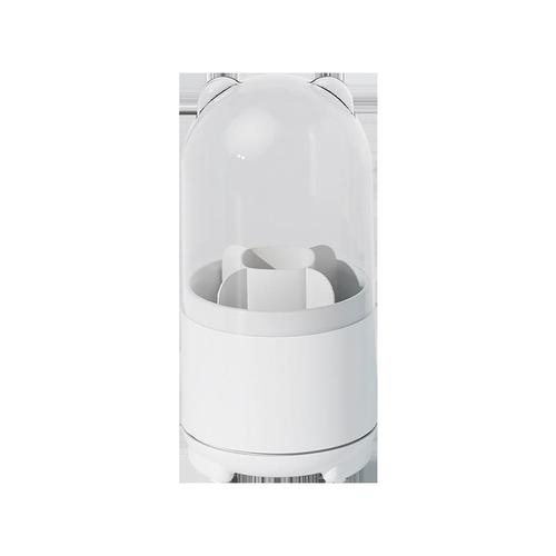 Transparent dust-proof pen holder 360 rotating makeup brush storage box Transparent dust-proof pen holder eye shadow brush holder lipstick storage